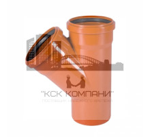 Тройник рыжая ф160*45 для наружного применения Политэк