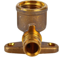 Угольник настенный (водорозетка) Q&E 1023035 20x1/2" ВР (L=43MM) DR-латунь (Упонор)