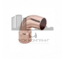 Угольник однораструбный 90° 113995 медный под пайку 42 (Виега)