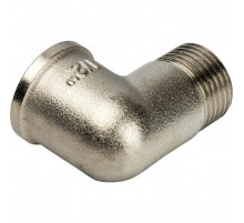 Угольник внутренняя / наружная 1/2", никелированный