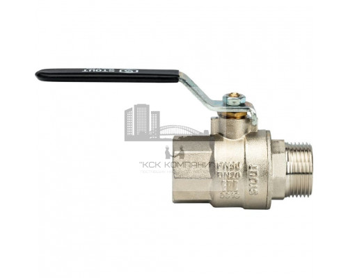 Кран шаровой полнопроходной ВР/НР 3/4, ручка рычаг