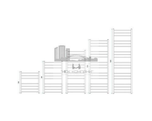 Водяной полотенцесушитель Eco Classic 300х1200