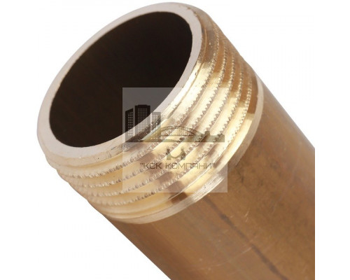 Удлинитель латунный резьбовой НН 1x100 мм