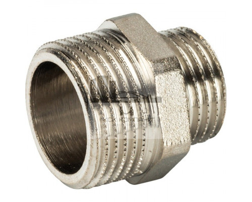 Ниппель НН переxодной 3/4x1/2, никелированный