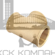 Тройник 264321 равнопроходной ВР 2, бронза (Виега)