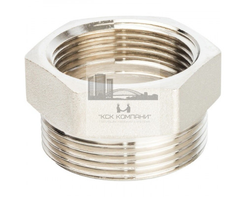 Разъемное соединение внутренняя / наружная 1 1/4 (американка) уплотнение под гайкой никелированное