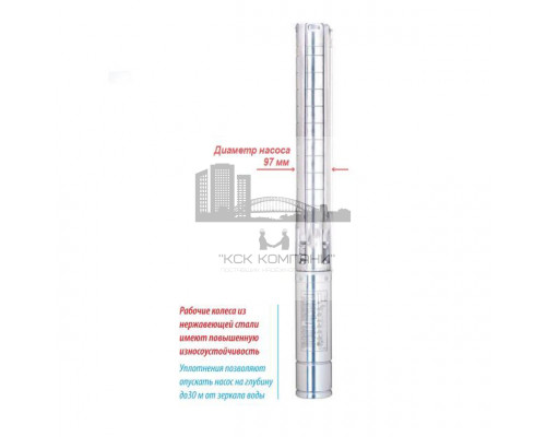 Скважинный центробежный насос 4TS 160/18, 300 л/мин, Н-160 м, ?-4, 380 В