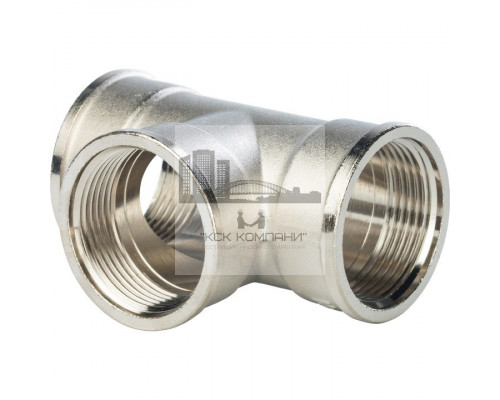 Тройник равнопроходной внутренняя / внутренняя 1 1/4, никелированный