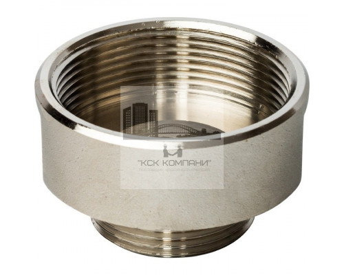 Переходник внутренняя / наружная 2x1 1/4, никелированный