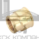 Муфта переходная 268862 ВВ 3/4х1/2, бронза (Виега)