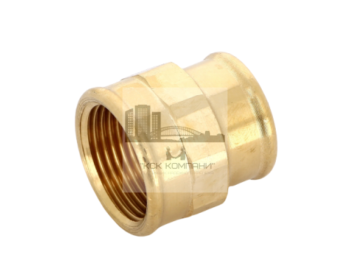Муфта переходная 268862 ВВ 3/4х1/2, бронза (Виега)