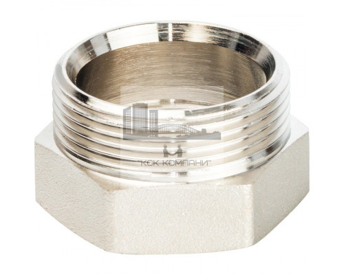 Разъемное соединение внутренняя / наружная 1 1/4 (американка) уплотнение под гайкой никелированное