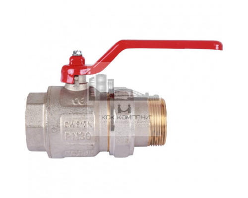 Кран шаровой с разъемным соединением (бабочка) 1 1/2