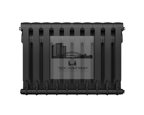 Радиатор биметаллический Biliner 500 x10 Noir Sable, боковое подключение