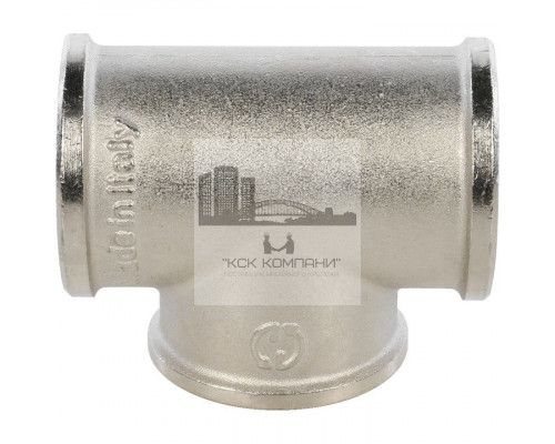 Тройник равнопроходной внутренняя / внутренняя 1, никелированный
