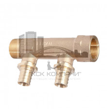 Гребенка распределительная  на две трубы R/Rp 3/4"х20 RX+ 14563841001 