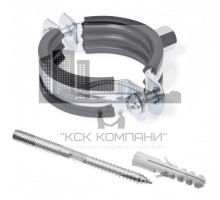 Хомут обжимной с анкерной шпилькой 1" (32-35)