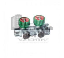 Коллектор  FK 3821 3412TP регулирующий проходной ВР-НР 3/4"х1/2" с 2 отводами