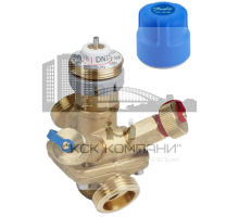 Комбинированный балансировочный клапан с измерительными ниппелями  AQT