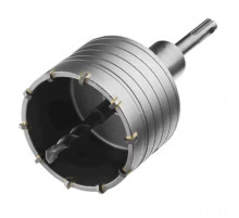 Коронка SDS-Plus 70 мм по бетону буровая в сборе для перфоратора, СТК-03500070 