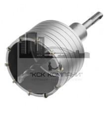Коронка SDS-Plus 70 мм по бетону буровая в сборе для перфоратора, СТК-03500070 