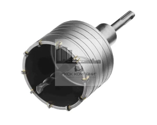 Коронка SDS-Plus 70 мм по бетону буровая в сборе для перфоратора, СТК-03500070