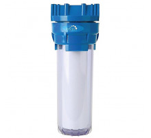 Корпус 10SL х1/2", прозрачный (без ниппелей) (Geizer)