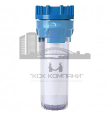 Корпус 10SL х1/2", прозрачный (без ниппелей) (Geizer)