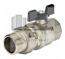 Кран шаровой полнопроходной ВР/НР 1 1/4" американка, ручка бабочка 