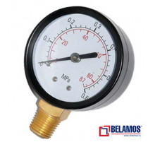 Манометр PGS50 RAD 1/4, вертикальный (50 мм/6 бар)