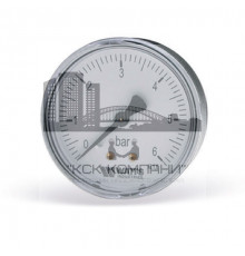 Манометр аксиальный F+R100 (MAL) 50 мм 6 бар (Ваттс)