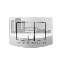 Панель смыва унитаза ambia 9240226, для двойной системы смыва (Теце)