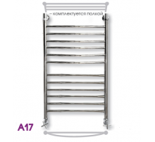 Полотенцесушитель водяной ЭРАТО А17 ВП 500x400, с верхней полкой (Erato)