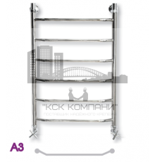 Полотенцесушитель водяной ЭРАТО А3 1200x400 (Erato)