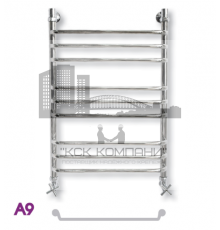 Полотенцесушитель водяной ЭРАТО А9 500x600 (Erato)