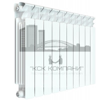 Радиатор биметаллический Base 500 x10, боковое подключение 