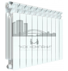 Радиатор биметаллический Base 500 x10, боковое подключение 