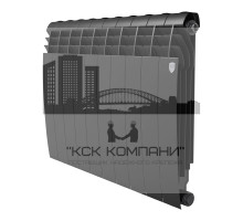 Радиатор биметаллический Biliner 500 x10 Noir Sable, боковое подключение