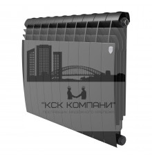 Радиатор биметаллический Biliner 500 x10 Noir Sable, боковое подключение