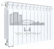 Радиатор биметаллический Monolit Ventil 500 x12, нижнее левое/правое подключение 