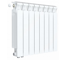Радиатор биметаллический Monolit Ventil 500 x8, нижнее левое/правое подключение 