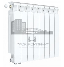 Радиатор биметаллический Monolit Ventil 500 x8, нижнее левое/правое подключение 