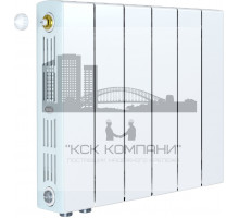 Радиатор биметаллический SUPReMO VENTIL 350 x6, нижнее левое/правое подключение 