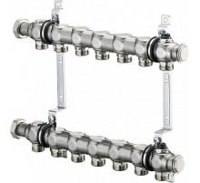 Распределительная гребенка из нержавеющей стали на 7 контуров 1407157 