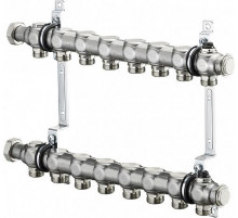 Распределительная гребенка из нержавеющей стали на 8 контуров 1407158 