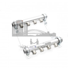 Распределительный коллектор  HLV на 12 групп нержавеющая сталь 11102181001 