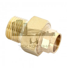 Сгон 109806 НР медный под пайку 15х1/2" с плоской прокладкой (Виега)