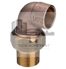 Сгон угловой 144128 НР медный под пайку 28х1" (Виега)