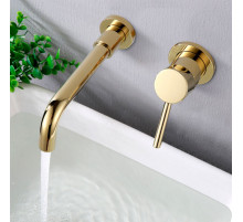 Смеситель GB511 для раковины, золото (скрытого монтажа)