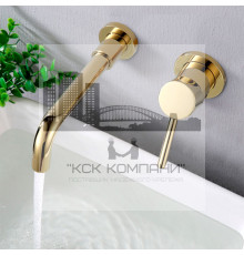 Смеситель GB511 для раковины, золото (скрытого монтажа)